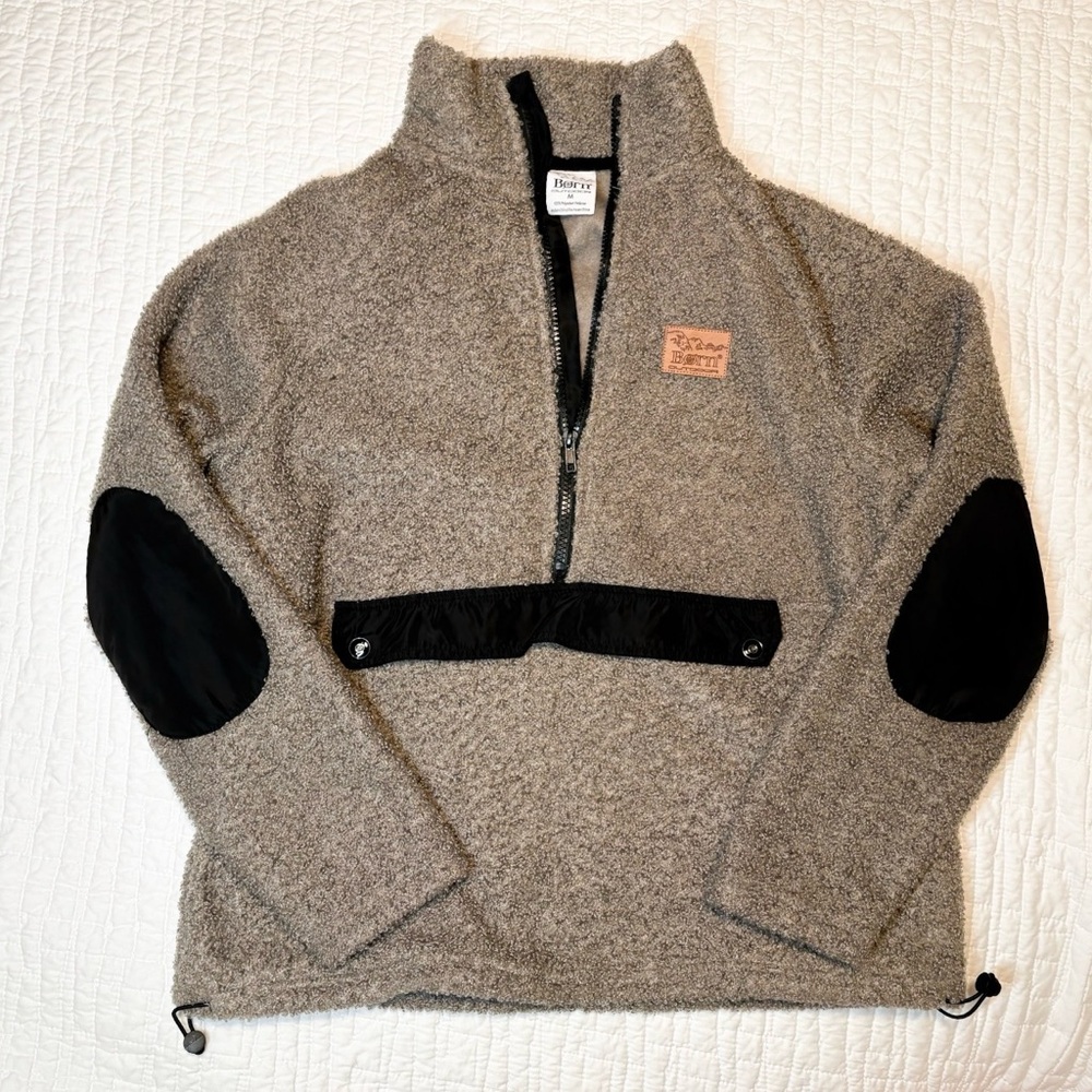 Born Kids Jacket in Gray with Black Details